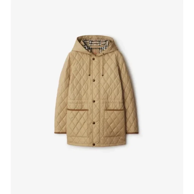 Parka in nylon trapuntato