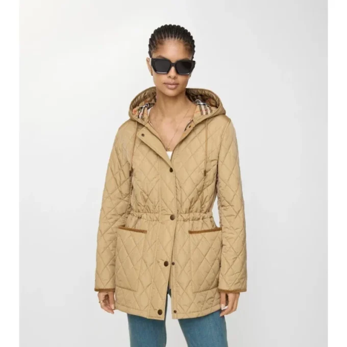 Parka in nylon trapuntato