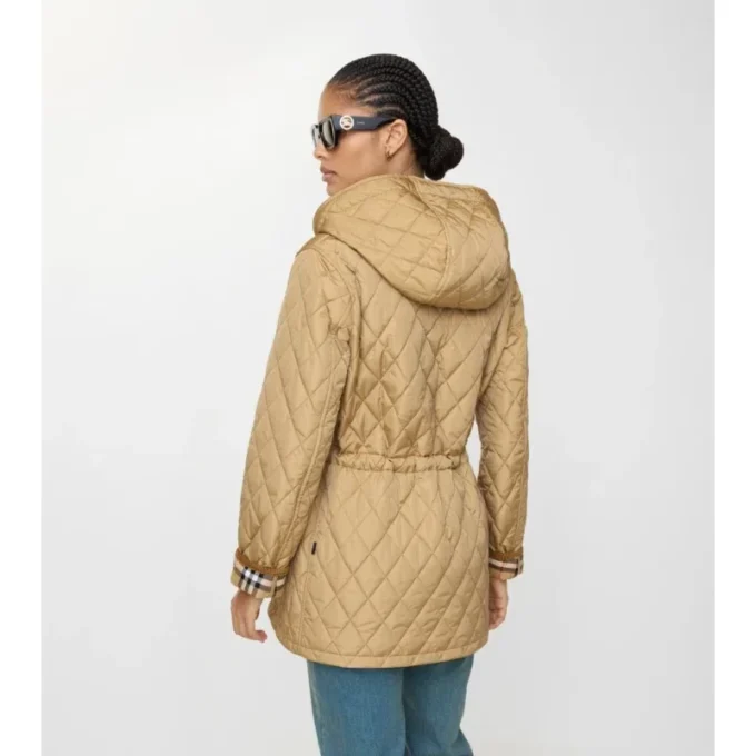 Parka in nylon trapuntato