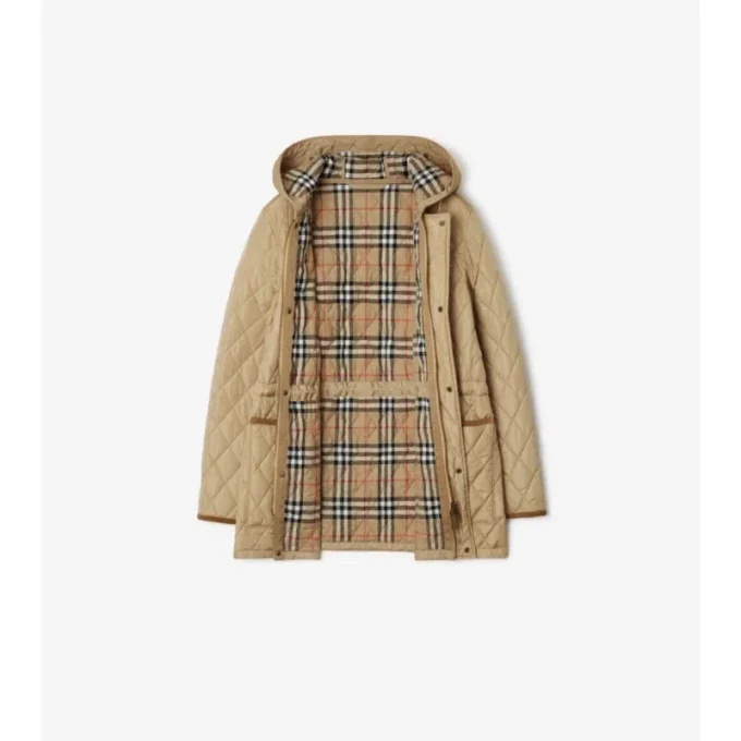 Parka in nylon trapuntato