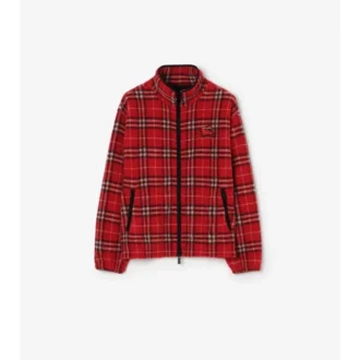 Pile in misto lana e cashmere a quadri