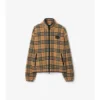 Pile in misto lana e cashmere a quadri