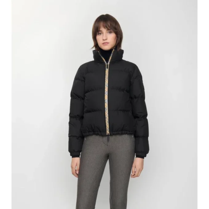 Piumino Ambleside con nastro a quadri