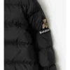 Piumino con cappuccio in nylon