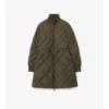 Piumino Danesbury in nylon con cuciture a quadri