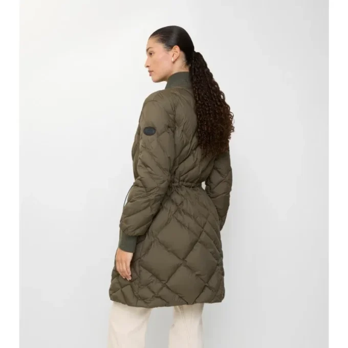 Piumino Danesbury in nylon con cuciture a quadri