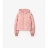 Piumino Delley in nylon con cuciture a quadri