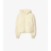 Piumino Delley in nylon con cuciture a quadri