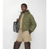 Piumino Delley in nylon con cuciture a quadri