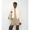 Piumino Delley in nylon con cuciture a quadri