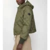 Piumino Delley in nylon con cuciture a quadri