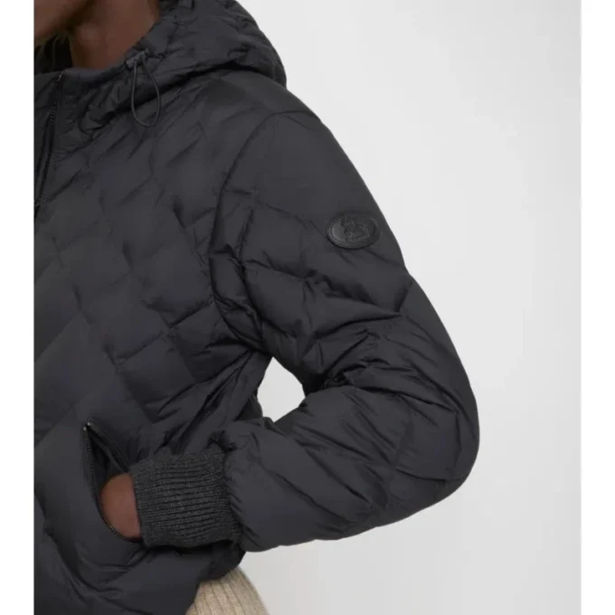 Piumino Delley in nylon con cuciture a quadri