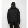 Piumino Doversgreen in nylon con cuciture a quadri