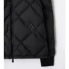 Piumino Doversgreen in nylon con cuciture a quadri