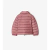 Piumino in nylon con nastro a quadri