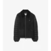 Piumino in nylon con shearling