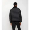 Piumino in nylon con shearling