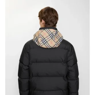Piumino Snowdon con nastro a quadri