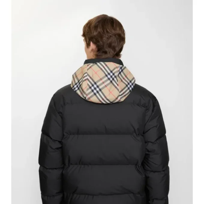 Piumino Snowdon con nastro a quadri