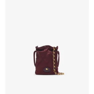 Pochette a forma di ferro di cavallo con catena
