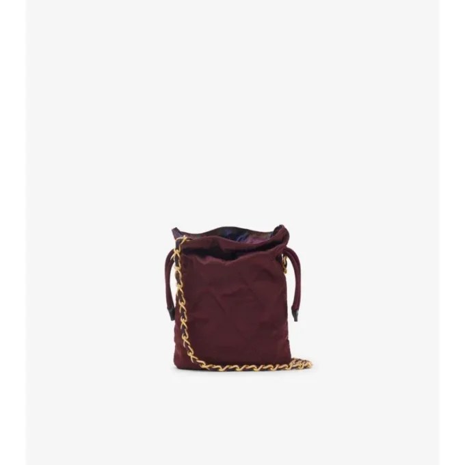 Pochette a forma di ferro di cavallo con catena