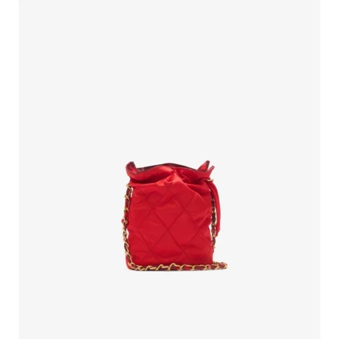 Pochette a forma di ferro di cavallo con catena