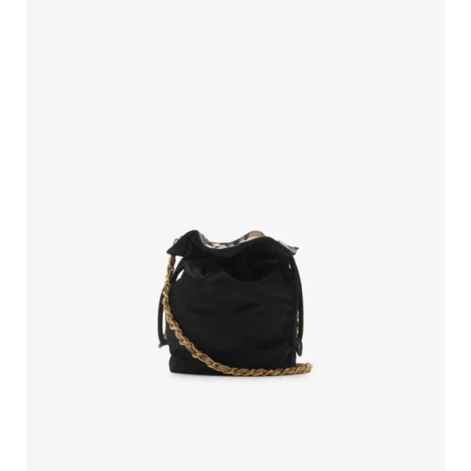 Pochette a forma di ferro di cavallo con catena