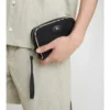 Pochette con bordi a quadri piccoli