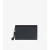 Pochette con zip a quadri