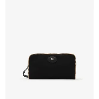 Pochette da viaggio medio con bordi a quadri