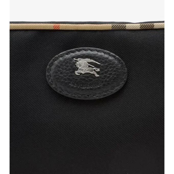 Pochette da viaggio medio con bordi a quadri
