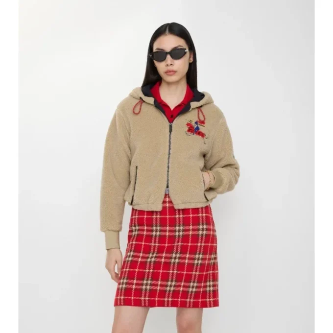 Polar corto in misto lana e cashmere EKD