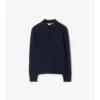 Polo a maniche lunghe in misto cashmere