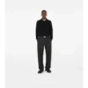Polo a maniche lunghe in misto cashmere