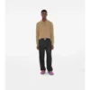 Polo a maniche lunghe in misto cashmere
