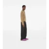 Polo a maniche lunghe in misto cashmere