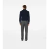 Polo a maniche lunghe in misto cashmere