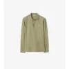 Polo in cotone a maniche lunghe