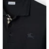 Polo in cotone a maniche lunghe