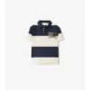 Polo in cotone a righe a scacchi EKD
