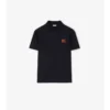 Polo in cotone EKD con ricamo a punto croce
