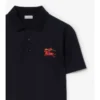 Polo in cotone EKD con ricamo a punto croce