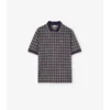 Polo in misto cotone a quadri