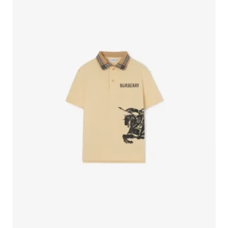 Polo in piqué di cotone EKD