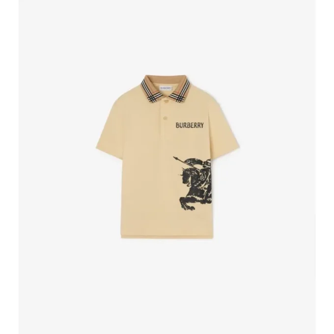 Polo in piqué di cotone EKD