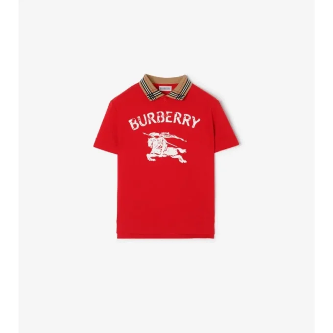 Polo in piqué di cotone EKD