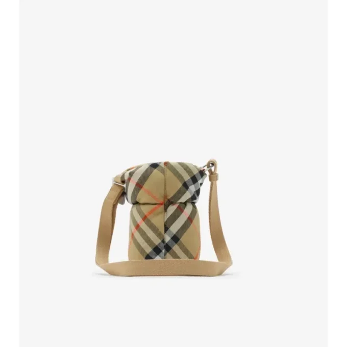Portabottiglia in nylon con motivo Duck Check