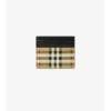 Portacarte alto con motivo a quadri