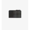 Portacarte con zip a quadri