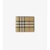 Portafoglio bifold sottile Check